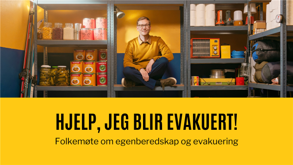 Lenkje til artikkel: Inviterer til folkemøte om egenberedskap og evakuering